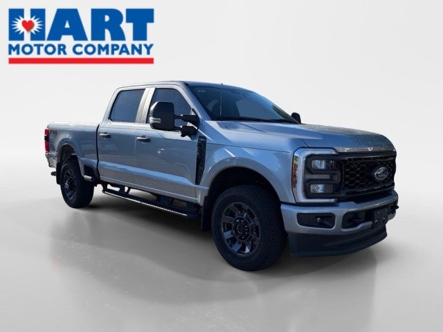 2024 Ford Super Duty F-250 SRW XL in Iconic Silver — front three-quarter view